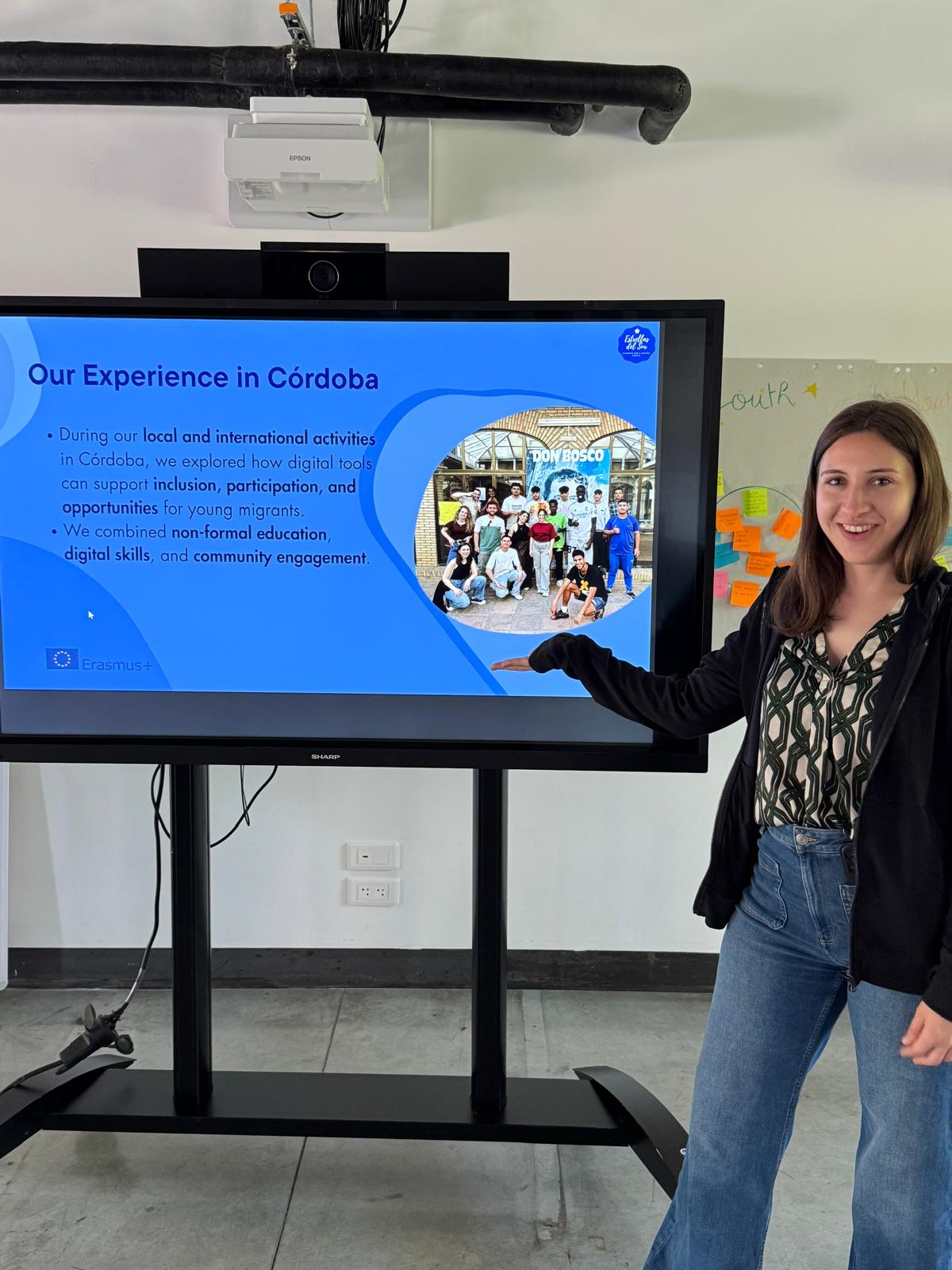 Presentación de la experiencia de Córdoba durante la actividad de networking de Youth Connect